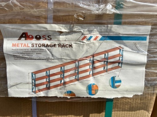 2026 ABOSS 39'X2'X6' METAL STORAGE RACK --(LOCATED IN COLTON, CA)--