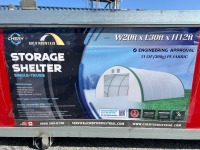 2026 GOLD MOUNTAIN 20'X30'X12' STORAGE SHELTER --(LOCATED IN COLTON, CA)--