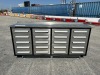 2026 7FT-20D-01B-01 7' 20 DRAWER STAINLESS STEEL WORKBENCH/TOOL CABINET. s/n:69062607 --(LOCATED IN COLTON, CA)--