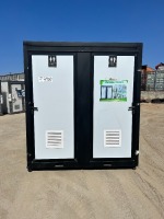 2026 ABOSS 49"X87"X98" DOUBLE MOBILE RESTROOM. --(LOCATED IN COLTON, CA)--