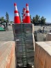 PALLET OF APPROX. (250) 2026 PVC SAFETY TRAFFIC CONES. --(LOCATED IN COLTON, CA)-- - 2