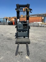 2013 TOYOTA 7BPUE15 ORDER PICKER, 105" mast, 240" lift, 1,500#. s/n:83669 --(LOCATED IN COLTON, CA)--