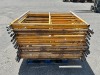 APPROX. (3) PALLETS OF SCAFFOLDING FRAMES, APPROX. (2) PALLETS OF SCAFFOLDING PLANKS, APPROX. (1) PALLET OF SUPPORT POLES --(LOCATED IN COLTON, CA)-- - 16