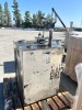 55 GALLON PRODUCT TANK W/HAND PUMP --(LOCATED IN COLTON, CA)-- - 2