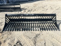 2026 GREATBEAR 84IN 84" ROCK BUCKET, fits skidsteer. s/n:69032606 --(LOCATED IN COLTON, CA)--