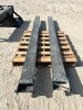 SET OF 2026 GREATBEAR 10' FORK EXTENSIONS, fits forklift, 6,600#. --(LOCATED IN COLTON, CA)--
