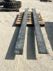 SET OF 2026 GREATBEAR 10' FORK EXTENSIONS, fits forklift, 6,600#. --(LOCATED IN COLTON, CA)-- - 3