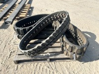 APPROX. (2) RUBBER TRACKS, fits mini excavator --(LOCATED IN COLTON, CA)--