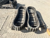 APPROX. (2) RUBBER TRACKS, fits mini excavator --(LOCATED IN COLTON, CA)--