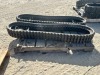 APPROX. (2) RUBBER TRACKS, fits mini excavator --(LOCATED IN COLTON, CA)-- - 2