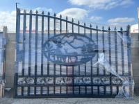2026 GREATBEAR 20' BI-PARTING STEEL GATE --(LOCATED IN COLTON, CA)--