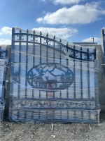 2026 GREATBEAR 14' BI-PARTING STEEL GATE --(LOCATED IN COLTON, CA)--
