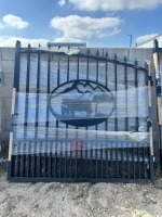 2026 GREATBEAR 14' BI-PARTING STEEL GATE --(LOCATED IN COLTON, CA)--
