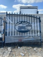 2026 GREATBEAR 14' BI-PARTING STEEL GATE --(LOCATED IN COLTON, CA)--