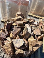 PALLET OF DECORATIVE LANDSCAPE ROCK --(LOCATED IN COLTON, CA)--