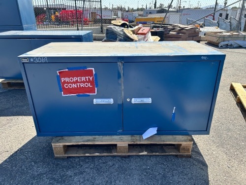 VIDMAR 2 DOOR INDUSTRIAL STORAGE CABINET --(LOCATED IN COLTON, CA)--