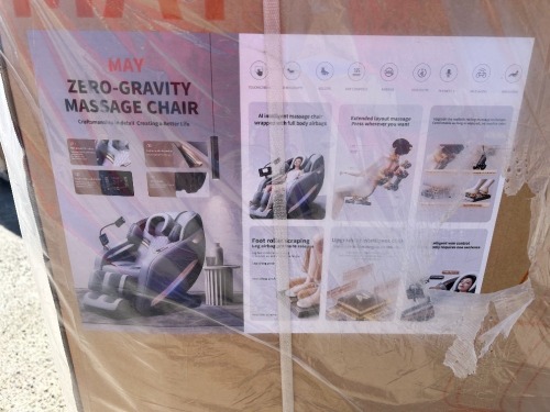 2026 MAY HIGH-END ZERO GRAVITY MASSAGE CHAIR --(LOCATED IN COLTON, CA)--