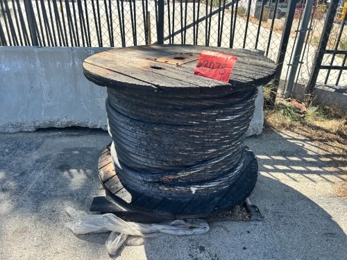 SPOOL OF HEAVY DUTY CABLE --(LOCATED IN COLTON, CA)--