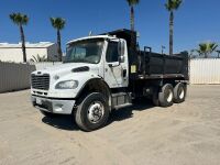 2017 FREIGHTLINER M2 106 DUMP TRUCK, Cummins 300hp diesel, Eaton Fuller 8-speed, 18,000# front, 10-12 yard box, 40,000# rears. s/n:3ALHCYCY4HDHX6782