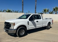 2020 FORD F250 EXTENDED CAB PICKUP TRUCK, 6.2L gasoline, automatic, a/c, pw, pdl, pm, 110 gallon product tank w/Fill-Rite pump, tow package. s/n:1FT7X2A63LED17660