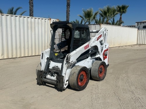 2016 BOBCAT S770 SKIDSTEER LOADER, aux hydraulics, canopy, solid tires. s/n:AT5A11555