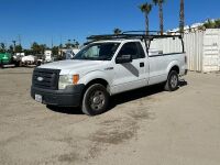 2009 FORD F150 PICKUP TRUCK, 5.4L gasoline, automatic, a/c, pipe rack, tow package. s/n:1FTPF12V69KB66309