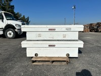 APPROX. (2) WEATHER GUARD TRUCK BED MOUNTED TOOL BOXES --(LOCATED IN COLTON, CA)--
