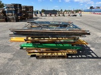 PALLET OF ASST. BILJAX SCAFFOLD FRAMING AND SCAFFOLDING TOE GUARD. --(LOCATED IN COLTON, CA)--