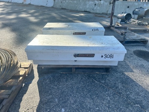 APPROX. (2) WEATHER GUARD TRUCK BED MOUNTED TOOL BOXES --(LOCATED IN COLTON, CA)--