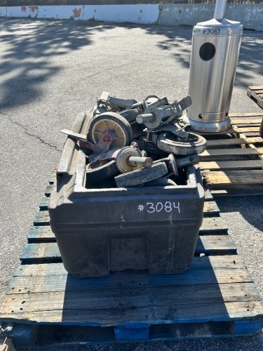 PALLET OF SCAFFOLDING CASTERS. --(LOCATED IN COLTON, CA)--