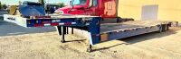 2017 TRAIL KING TK80HT-482 DOUBLE DROP EQUIPMENT TRAILER, 80,000# capacity, 102"x9' upper deck, 102"x38' deck, Warn winch, Air-Weigh load scale, air ride suspension, 4' hydraulic dovetail. s/n:1TKA04823HM092753