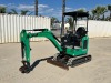 2020 JCB 18Z-1T4 MINI HYDRAULIC EXCAVATOR, q/c, aux hydraulics, backfill blade, canopy, 1,143 hours indicated. s/n:JCB018Z1HK2795905