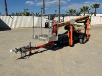 2021 JLG T350 BOOMLIFT, electric, 2-stage, 35' articulated boom, outriggers, portable. s/n:0030013341; Trailer s/n:5DYACC1J7MF013341