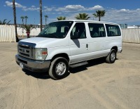 2009 FORD E350 VAN, 5.4L gasoline, automatic, a/c, pw, pdl, pm, seats 11. s/n:1FBNE31L89DA51256