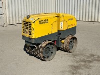 2021 WACKER RTSC3 WALK-BEHIND PADFOOT TRENCH ROLLER, Kubota diesel, 32" drums, remote, 386 hours indicated. s/n:24544342