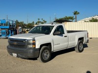 2014 CHEVROLET SILVERADO 1500 PICKUP TRUCK, 5.3L gasoline, automatic, a/c, pw, pdl, pm, tow package. s/n:1GCNCPEC1EZ226544