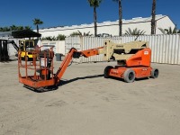 2007 JLG E400AJPN BOOMLIFT, electric, 2-stage, 40' articulated boom, 5' jib, 804 hours indicated. s/n:0300109577