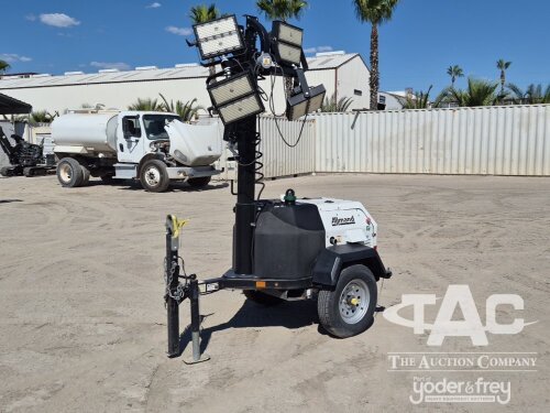 2022 ALLMAND NIGHT-LITE GR LIGHT TOWER, Yanmar diesel, 6kw generator, portable. s/n:25-002226; Trailer s/n:5AEA1NA18NH005069 --(DOES NOT RUN)-- --(LOCATED IN COLTON, CA)--