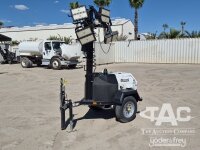 2022 ALLMAND NIGHT-LITE GR LIGHT TOWER, Yanmar diesel, 6kw generator, portable. s/n:25-002226; Trailer s/n:5AEA1NA18NH005069