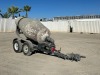 CEMENT MIXER TRAILER, Honda gasoline, portable. - 2