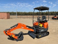 2026 ABOSS GH20 MINI HYDRAULIC EXCAVATOR, gp bucket, aux hydraulics, backfill blade, canopy. s/n:A2512216263 --(LOCATED IN MADERA, CA)--