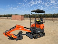2026 ABOSS GH20 MINI HYDRAULIC EXCAVATOR, gp bucket, aux hydraulics, backfill blade, canopy. s/n:2503153657 --(LOCATED IN MADERA, CA)--