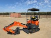 2026 ABOSS GH20 MINI HYDRAULIC EXCAVATOR, gp bucket, aux hydraulics, backfill blade, canopy. s/n:2503153657 --(LOCATED IN MADERA, CA)--