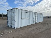 2026 40' HIGH CUBE CARGO CONTAINER, front door w/lock bock, side door w/lock box, (2) windows. --(LOCATED IN MADERA, CA)--