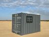 2026 10' CARGO CONTAINER, front door w/lock box, window. --(LOCATED IN MADERA, CA)--