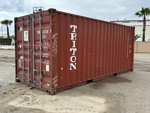 20' CARGO CONTAINER --(LOCATED IN COLTON, CA)--