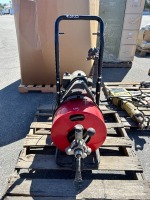 VEVOR JR-7500 100' DRAIN SNAKE, electric. s/n:260201698120512 --(LOCATED IN COLTON, CA)--