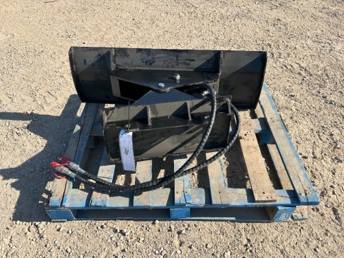 2026 ABOSS 15" BACKFILL BLADE, fits mini excavator. --(LOCATED IN MADERA, CA.)--