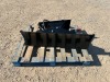 2026 ABOSS 15" BACKFILL BLADE, fits mini excavator. --(LOCATED IN MADERA, CA.)-- - 3