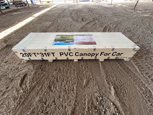 2026 ABOSS JD2031 20'X31' CARPORT. --(LOCATED IN MADERA, CA)--